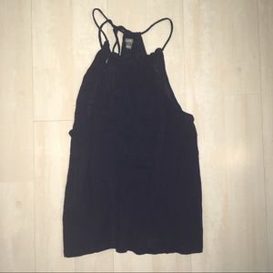 Aerie navy sheer tank